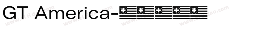 GT America字体转换